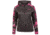 Huntworth Ladies Camo Heather Performance Fleece Hoodie - Womens, Heather Gray/Passion, Large, E-9149-W-HG/PA-L