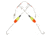 Hurricane Bluefish Rig Wire Leader w/Flt2/0, BFW125-2/0
