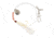 Hurricane Fluke Rig White Flshbu 60# Mono1/0, FSW4260-1/0