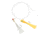 Hurricane Speck/Sand Bass Rig Yellow/White 1/8oz, 1095YW