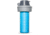 HydraPak Flux Plus Water Bottle, Clear/HP Blue, 1.5L/50oz, GF425F