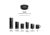 Hydro Flask Closeable Press-In Lid, Black, Small, CPLS001