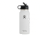 Hydro Flask Wide Mouth Bottle with Straw Lid, White, 32 oz., W32BSW110