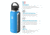 Hydro Flask 20oz Wide Mouth Flask, Cobalt, W20BTS407