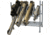 Hyskore Four Pistol Gun Rack, Gray, 30073