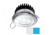 I2Systems Inc Apeiron PRO A506 6W LED Spring Mount Light, Round, Cool White /Blue/Brushed Nickel Finish, A506-41AAG-E