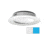I2Systems Inc Apeiron Pro XL A526 6W LED Spring Mount Light, Cool White/Blue/White Finish, A526-31AAG-E