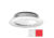 I2Systems Inc Apeiron Pro XL A526 6W LED Spring Mount Light, Cool White/Red/White Finish, A526-31AAG-H