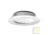 I2Systems Inc Apeiron Pro XL A526 6W LED Spring Mount Light, Neutral White/White Finish, A526-31BBD