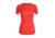 Icebreaker 150 Zone Short Sleeve Crew, Womens, Ember/Snow, Large, 104330602L