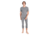 Icebreaker 200 Oasis Short Sleeve Crewe Thermal Top - Men's, Gritstone Heather, Large, IB104509013L