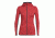 Icebreaker Away Long Sleeve Zip Hood Showers - Women's, Poppy Red/Monsoon, Small, 104079601S