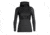 Icebreaker Descender Hybrid Long Sleeve Half Zip Hood - Womens, Black/Jet HTHR, Large, 104281A05L