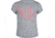 Icebreaker Girls Spheria Short Sleeve Wild Arrow Top - Girls -6-Fossil heather