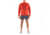 Icebreaker Incline Windbreaker, Chili Red/Monsoon, 2XL, 104176-601-XXL