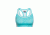 Icebreaker Meld Zone Sport Bra, Lagoon/Dew, XS, 104075401XS