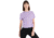 Icebreaker Merino 150 Tech Lite III SS Crop Tee - Womens, Purple Gaze, Large, IB0A56Y2736L