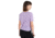 Icebreaker Merino 150 Tech Lite III SS Crop Tee - Womens, Purple Gaze, Large, IB0A56Y2736L