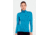 Icebreaker Oasis Long Sleeve Half Zip Stripe Top - Women's-Cruise Overdye-Large
