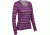 Icebreaker Oasis Long Sleeve V Shoreline Top - Women's-Magenta-Large