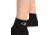 Icebreaker Run+ Ultralight Mini Socks - Womens, Black/Snow, Medium, IB104216A06M