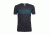 Icebreaker Sphere Short Sleeve Crewe Turbulent Stripe, Black Hthr, L, 104174001L