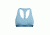 Icebreaker Sprite Racerback Bra - Women's, Waterfall/Prussian Blue, Large, 103020408L