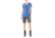 Icebreaker Tech Lite Short Sleeve Low Crewe Cadence Pulse- Womens, Cove, Small, 104602401S