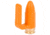 IMI Defense Empty Chamber Ejectable Safety Flag Load Indicator, 9mm, Orange/Brass, 14180