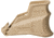 IMI Defense Ergonomic Magwell Grip, AR-15, FDE, 96673