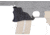 IMI Defense Ergonomic Over Molded Magwell Grip, AR-15, Black, 96679