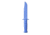 IMI Defense Rubberized Training Knife, Blue, IMI-ZRTKBLUE