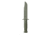IMI Defense Rubberized Training Knife, Olive Drab Green, IMI-ZRTKO.D. GREEN