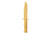 IMI Defense Rubberized Training Knife, Yellow, IMI-ZRTKYELLOW