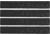 IMI Defense Picatinny Rail Panel, Set Of 4, Black, 14220