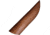 Infinite Blades 9in Brown Wood Knife, 9in Overall, 4.5in Satin Finish Stainless Blade, Brown Wood Handle, Leather Sheath, A30