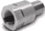 Infinite Product Solutions 1/2-36 RH - 1/2-28 Thread Adapter, Polished Stainless Steel, 1236-1228-SS