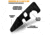 Infinite Product Solutions AR-15 Enhanced Castle Nut Armorer Wrench, Glossy Black, STOCK-WRENCH-P