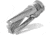 Infinite Product Solutions Gen 1 QD 3-Prong Flash Hider, 9mm Luger, 1/2x36, Natural Stainless Steel, FH-3PRG-G1-303-U-1236-CW