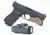 InForce APL Pistol Mounted Light, Black Body, Constant/Momentary White Light., Black, 200Lumens CR123A INF-APL-B-W
