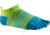 Injinji Run Lightweight No-Show Sock - Womens-Green/Blue-M/L