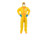 International Enviroguard ChemSplash 1 Coverall w/Hood &amp; Boot, Elastic Wrist &amp; Ankle, Yellow, L, 6 Pack, 7019T-L