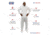 International Enviroguard SmallS 2229 Coverall w/Attached Hood and Boot, White, Large, 25EA 2229L