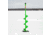ION Turbo Auger Bit, 8in, Steel, Green/Black, 8-Inch, 41425