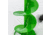 ION Turbo Auger Bit, 8in, Steel, Green/Black, 8-Inch, 41425