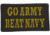 USED IR.Tool Go Army Beat Navy Garrison Patch, Black/Yellow, 3.5X2in, P-0266-06-001-PK, EDEMO1