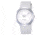 Issey Miyake SILAl003 Vakio2 Mens Watch - White Band, Silver Case