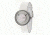 Issey Miyake SILAv003 Vue Yves Behar Watch - White Band, Silver Case