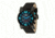 Ita 00.05.09 B Compax Factory Mens Watch, Blue Numbers, Black Band