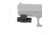 JE Machine Tech 5mW Pistol Sub Compact Red Laser Sight, 635/655nm, Black TS-LS8B